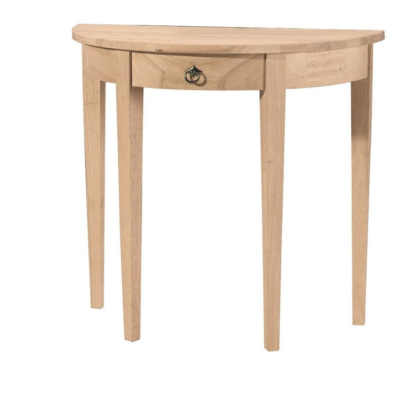 [32 Inch] Crescent Entry Table