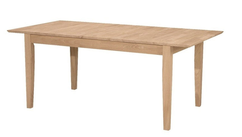 72" Butterfly Extension Dining Table with Shaker Leg