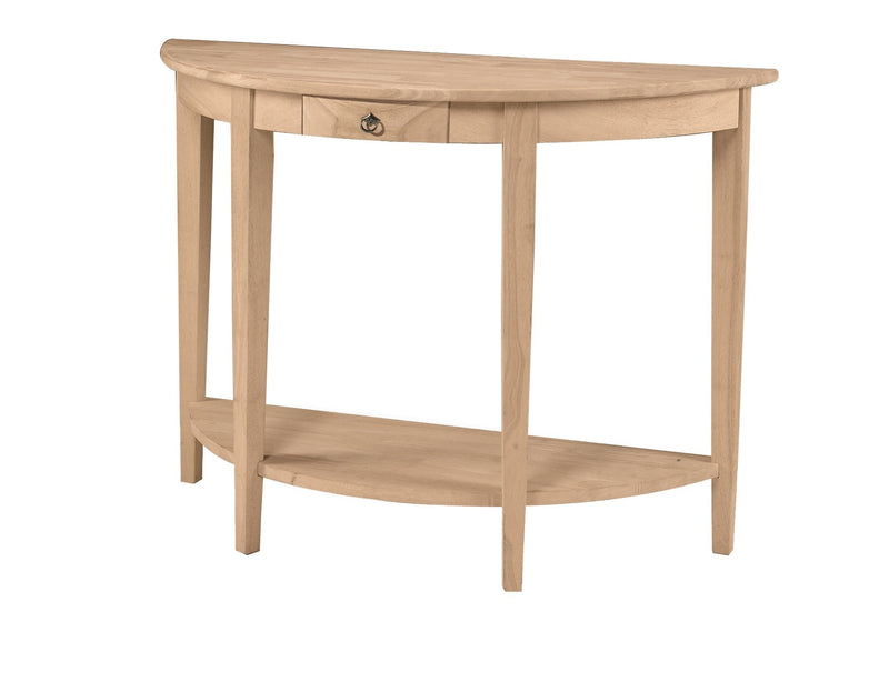 [43 Inch] Crescent Entry Table