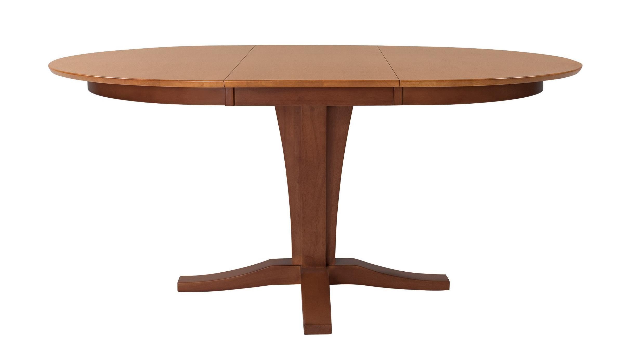 [66 Inch] Milano Dining Table - Aged Cherry & Espresso