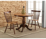 [36 Inch] Classic Round Table - Cinammon & Espresso with Copenhagen chairs