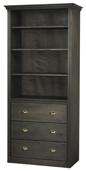 AWB Federal Bookcases w Drawers