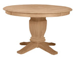 [48 Inch] Solid Dining Table - with T-10B Pedestal
