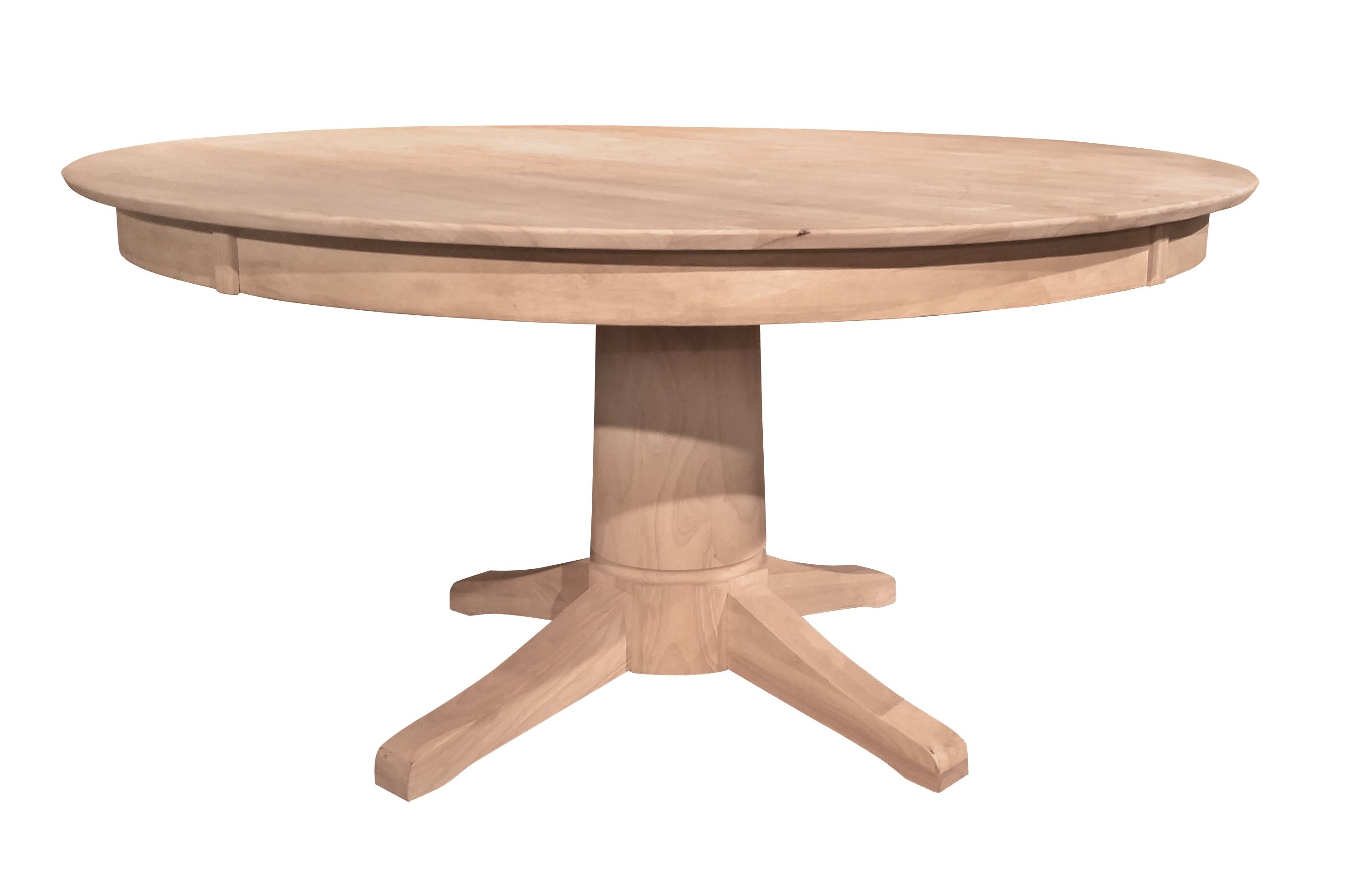 [60 Inch] Solid Dining Table - with T-7B Pedestal