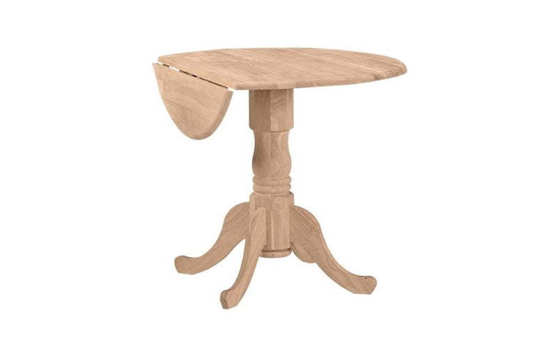 36" Dropleaf Pedestal Dining Table